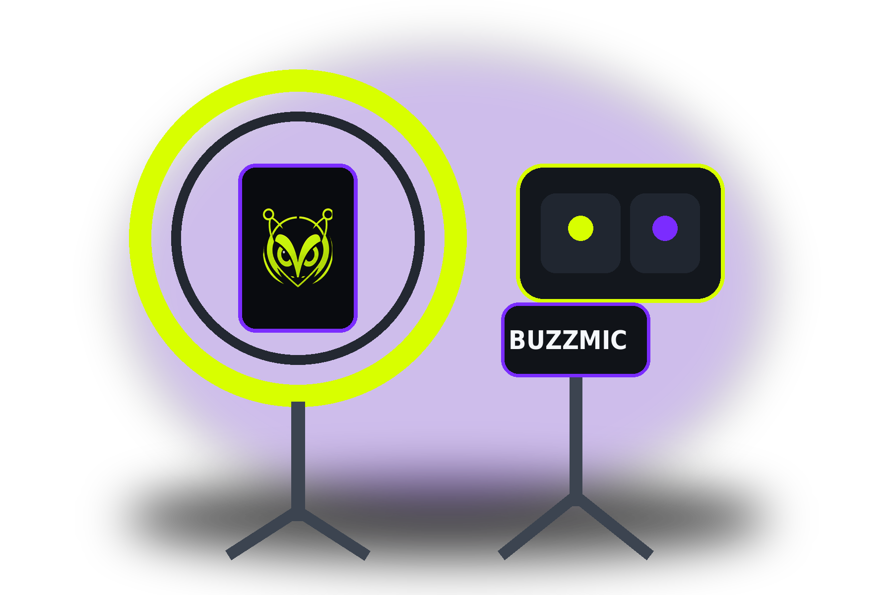 ABAMBUZ BuzzMic Wireless Creator Mic concept product visual