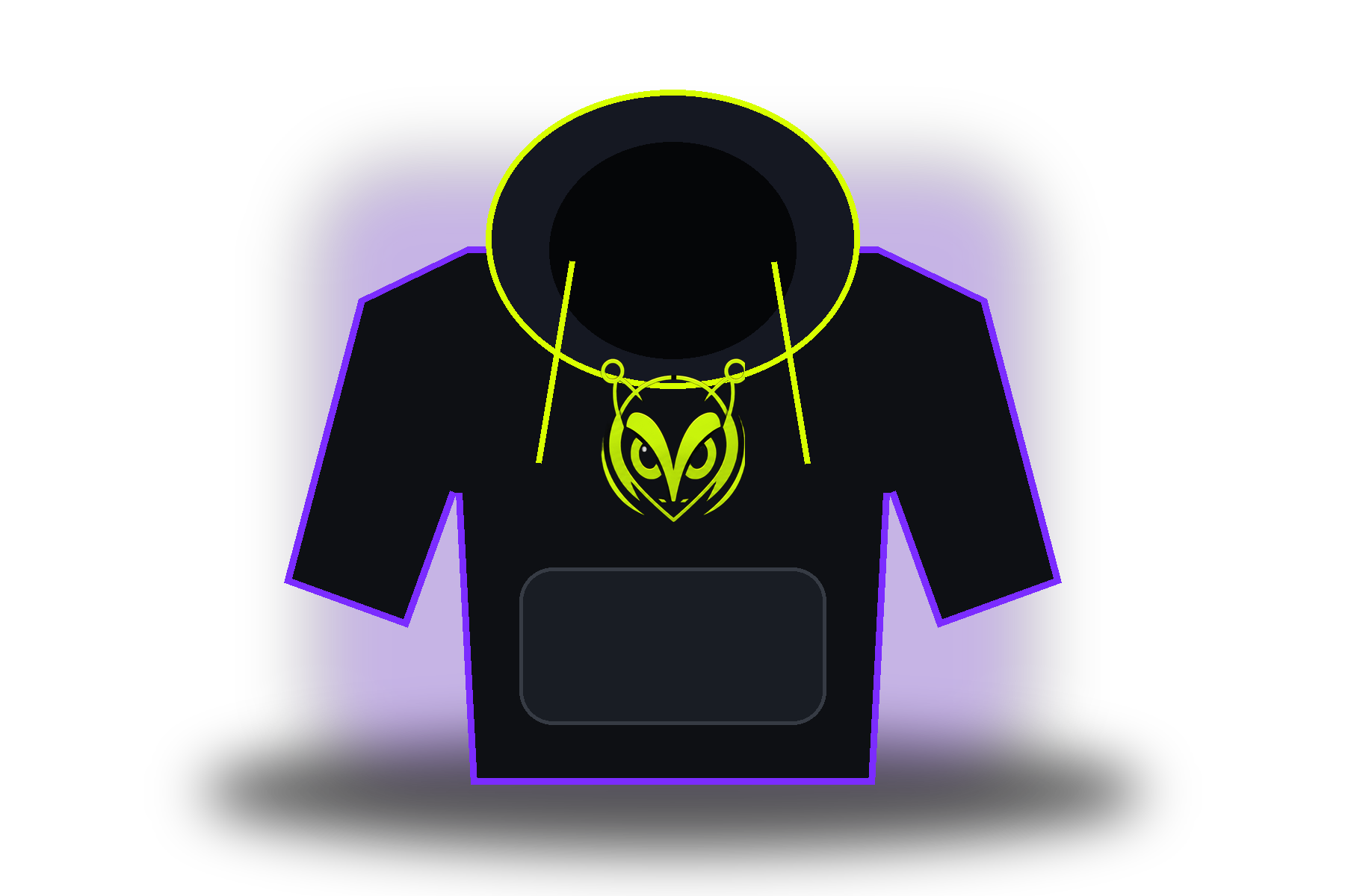 ABAMBUZ Neon Drift Hoodie concept product visual
