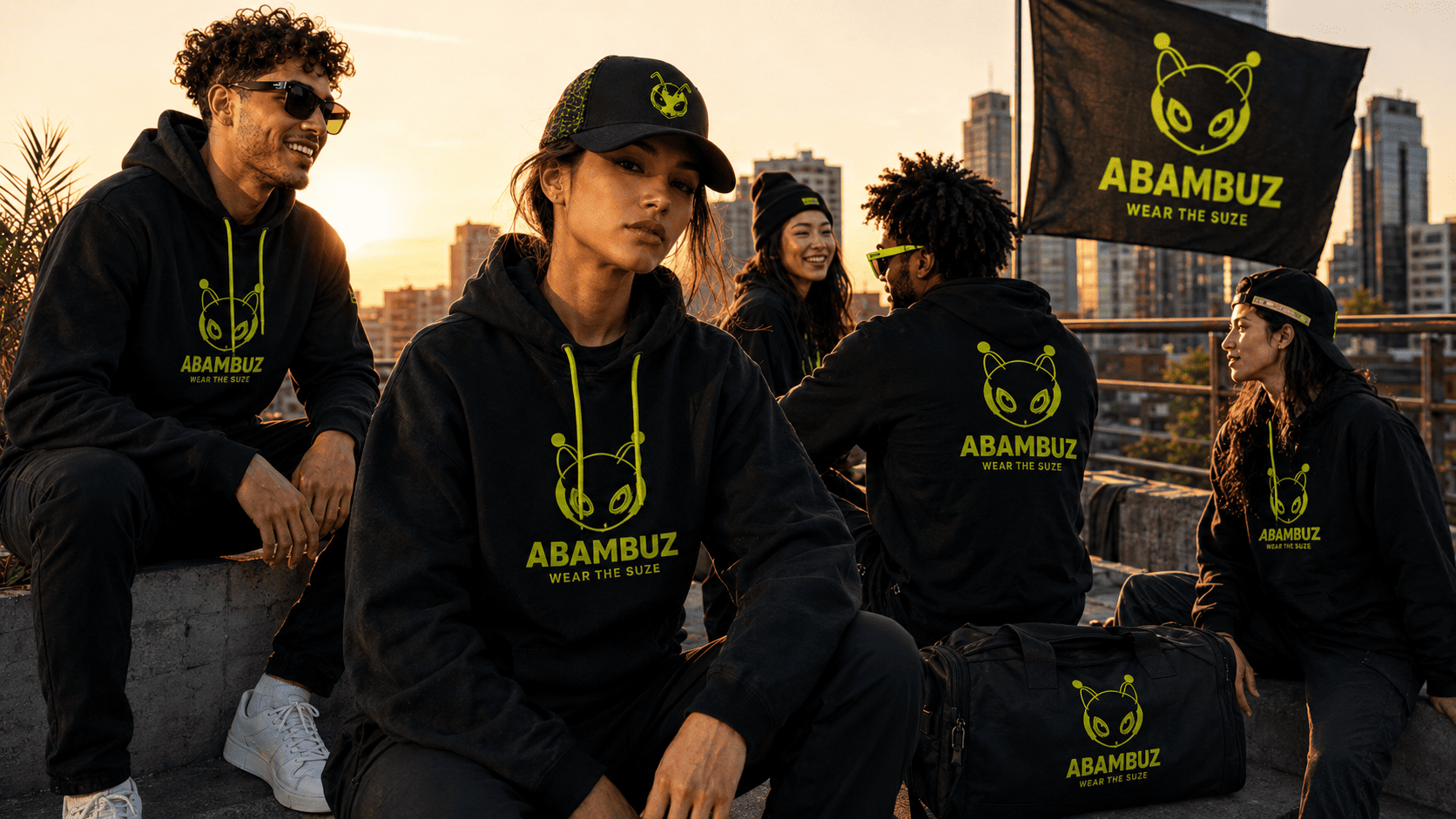 Fans engaging with ABAMBUZ products and community