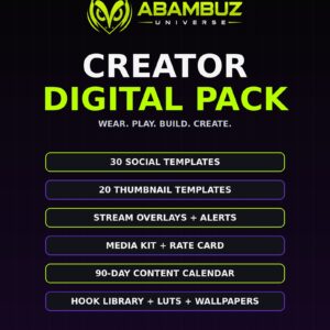 Creator Digital Pack — Volume 01