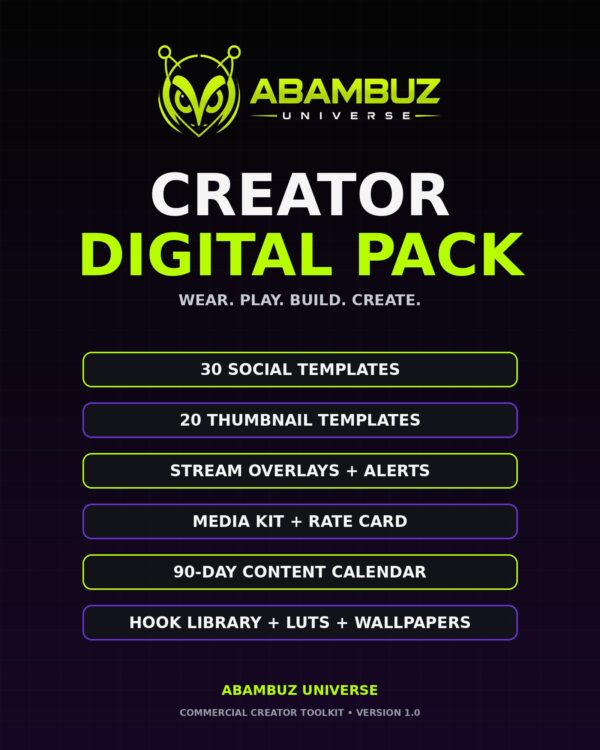 Creator Digital Pack — Volume 01
